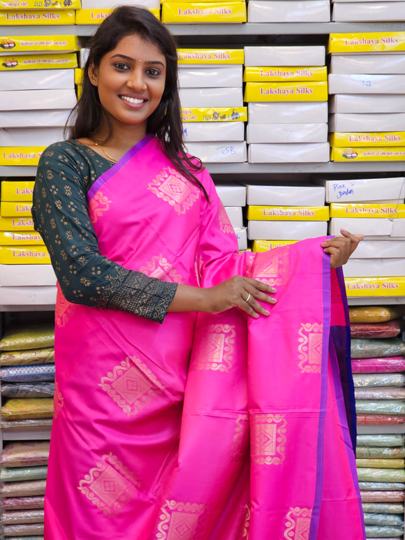 Kanchipuram Blended Fancy Soft Silk Sarees 151