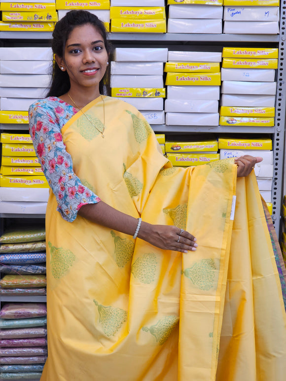 Kanchipuram Blended Fancy Soft Silk Sarees 153