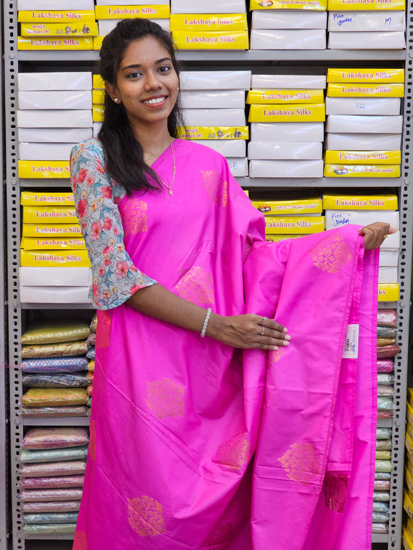 Kanchipuram Blended Fancy Soft Silk Sarees 156