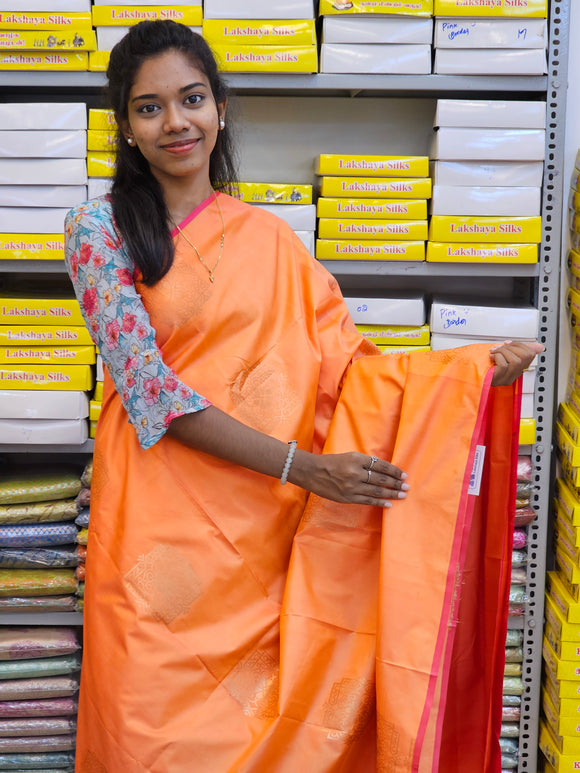 Kanchipuram Blended Fancy Soft Silk Sarees 165
