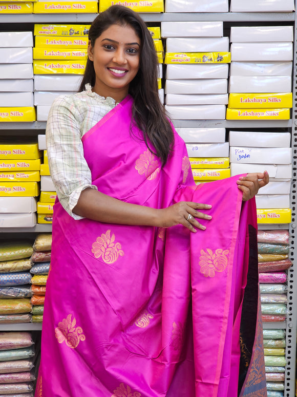 Kanchipuram Blended Fancy Soft Silk Sarees 182