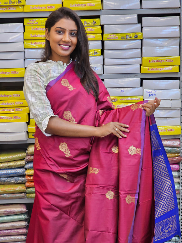 Kanchipuram Blended Fancy Soft Silk Sarees 187