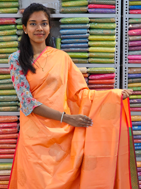 Kanchipuram Blended Fancy Soft Silk Sarees 196