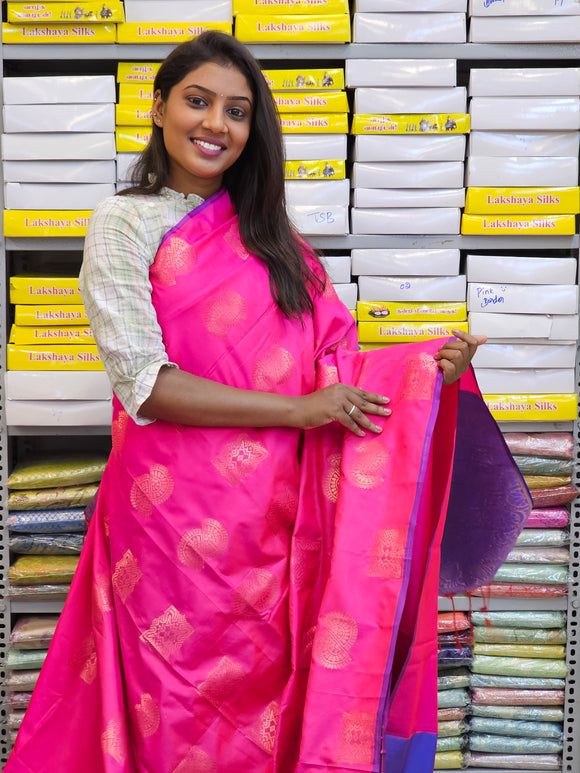 Kanchipuram Blended Fancy Soft Silk Sarees 197