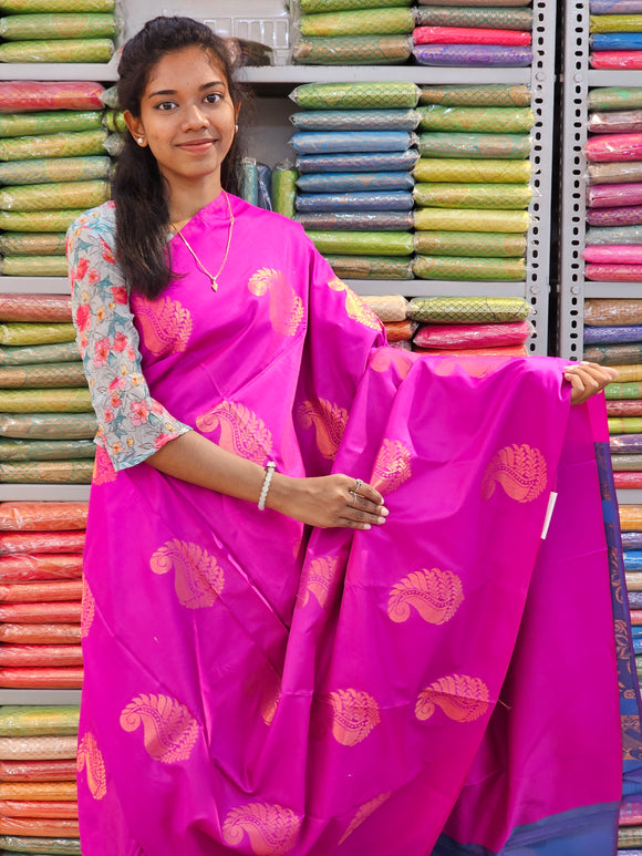 Kanchipuram Blended Fancy Soft Silk Sarees 207