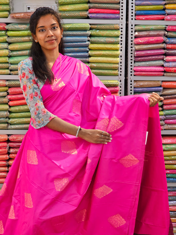 Kanchipuram Blended Fancy Soft Silk Sarees 238