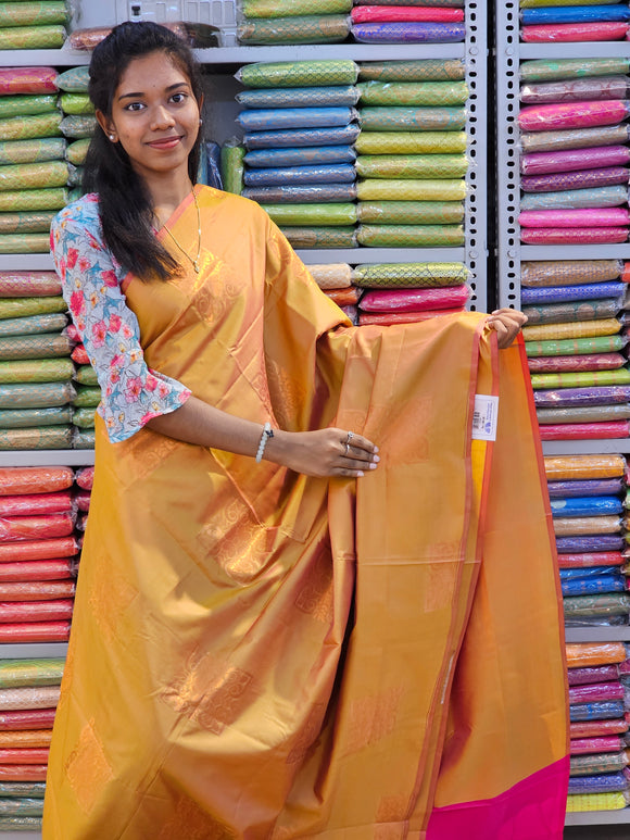 Kanchipuram Blended Fancy Soft Silk Sarees 244