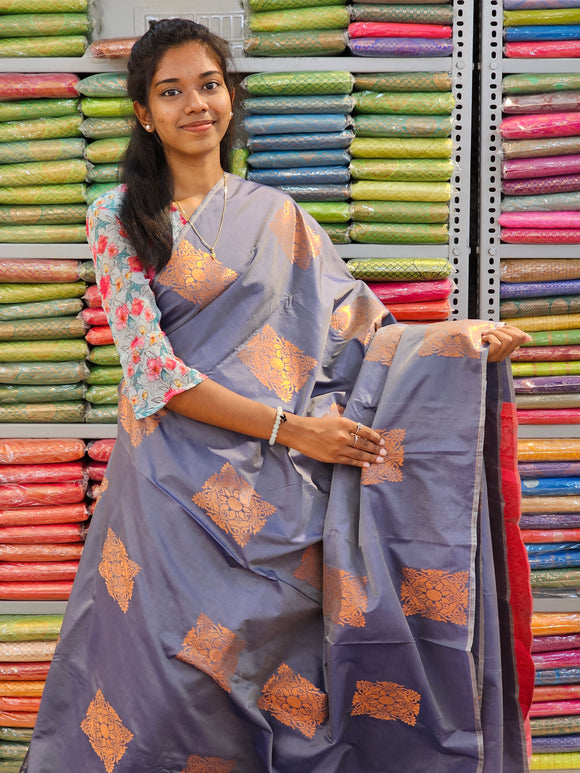 Kanchipuram Blended Fancy Soft Silk Sarees 247