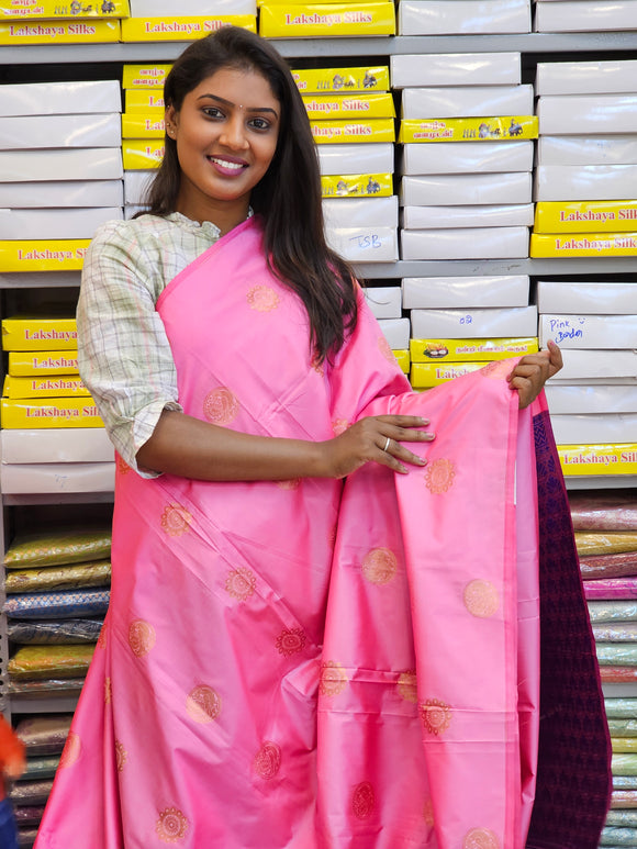 Kanchipuram Blended Fancy Soft Silk Sarees 258
