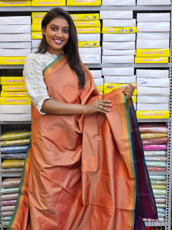 Kanchipuram Blended Fancy Soft Silk Sarees 271