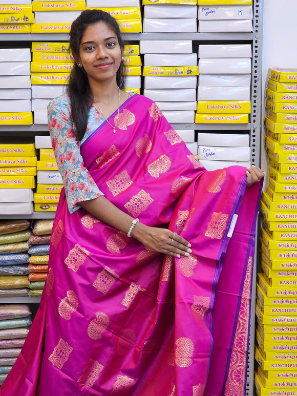 Kanchipuram Blended Fancy Soft Silk Sarees 293