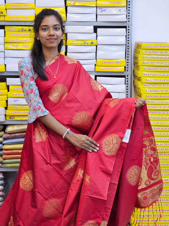 Kanchipuram Blended Fancy Soft Silk Sarees 295