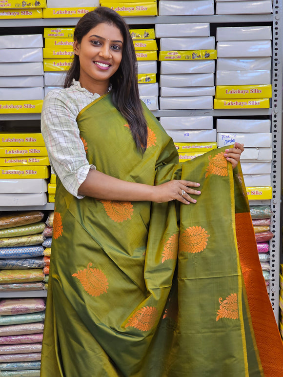 Kanchipuram Blended Fancy Soft Silk Sarees 301