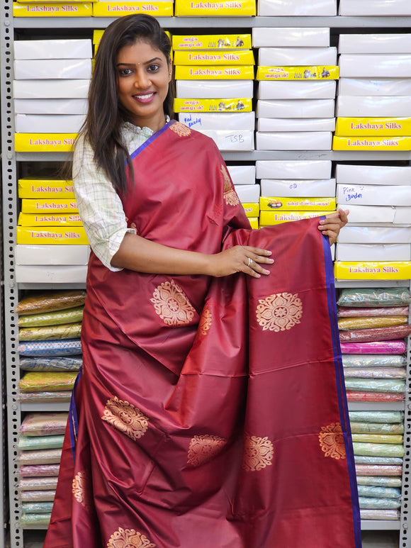 Kanchipuram Blended Fancy Soft Silk Sarees 304