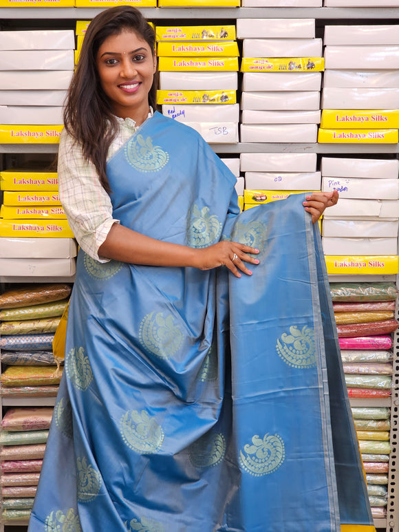 Kanchipuram Blended Fancy Soft Silk Sarees 307