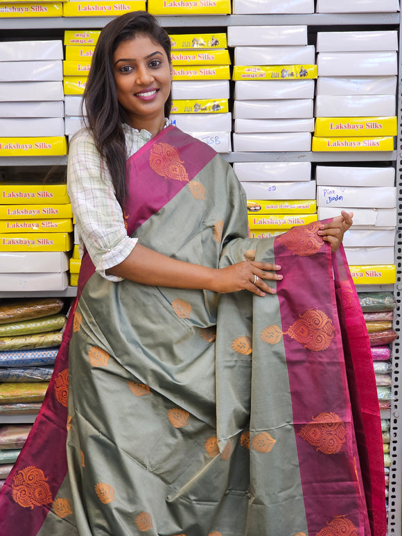 Kanchipuram Blended Fancy Soft Silk Sarees 310