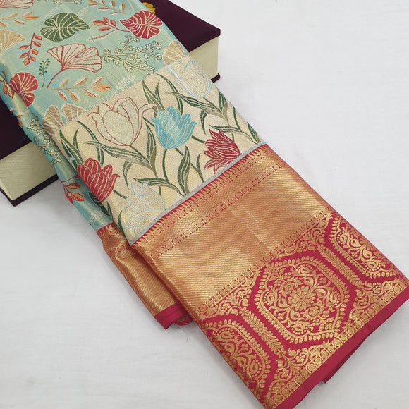 Kanchipuram Pure Tissue Silk Saree 064