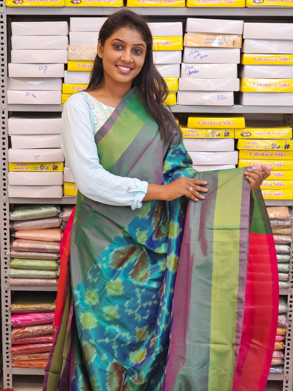 Kanchipuram Blended Pochampally Silk Sarees 014