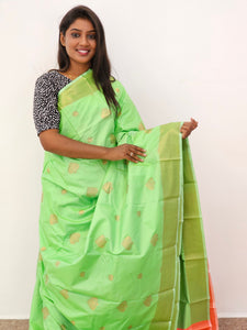 Kanchipuram Blended Fancy Silk Sarees 296