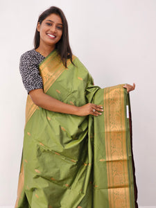 Kanchipuram Blended Fancy Silk Sarees 268