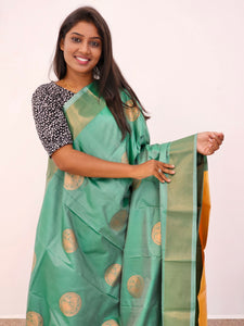 Kanchipuram Blended Fancy Silk Sarees 255