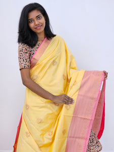 Kanchipuram Blended Fancy Silk Sarees 196