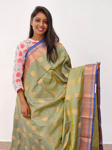 Kanchipuram Blended Fancy Silk Sarees 185