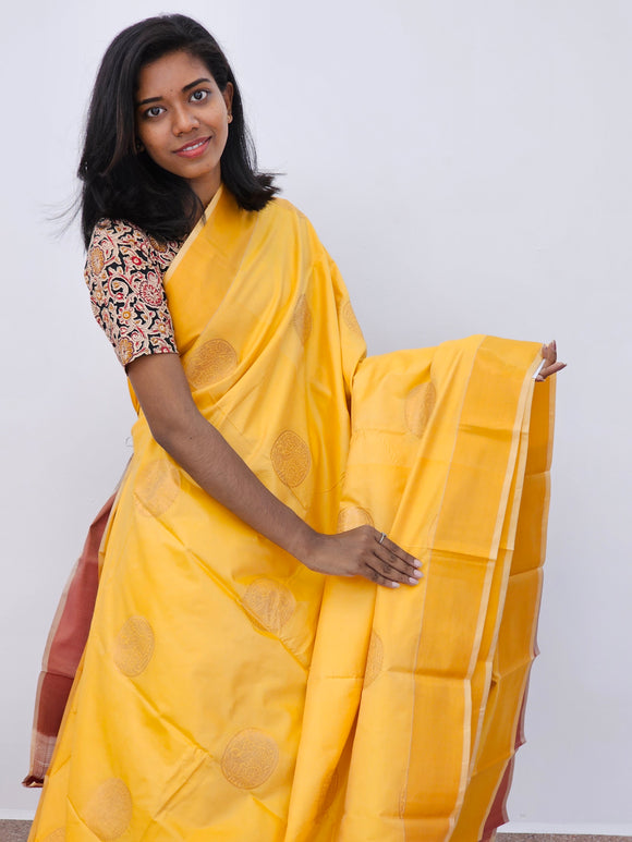 Kanchipuram Blended Fancy Silk Sarees 157