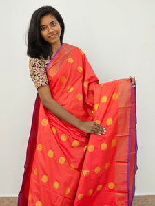 Kanchipuram Blended Fancy Silk Sarees 141