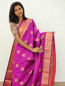 Kanchipuram Blended Fancy Silk Sarees 136