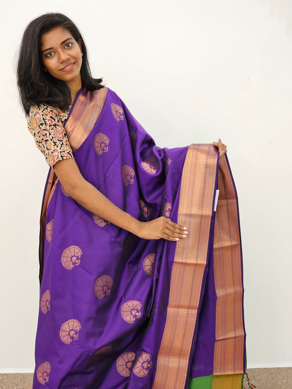 Kanchipuram Blended Fancy Silk Sarees 135