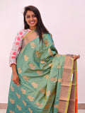 Kanchipuram Blended Fancy Silk Sarees 127