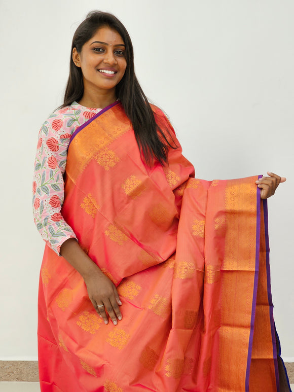 Kanchipuram Blended Fancy Silk Sarees 097