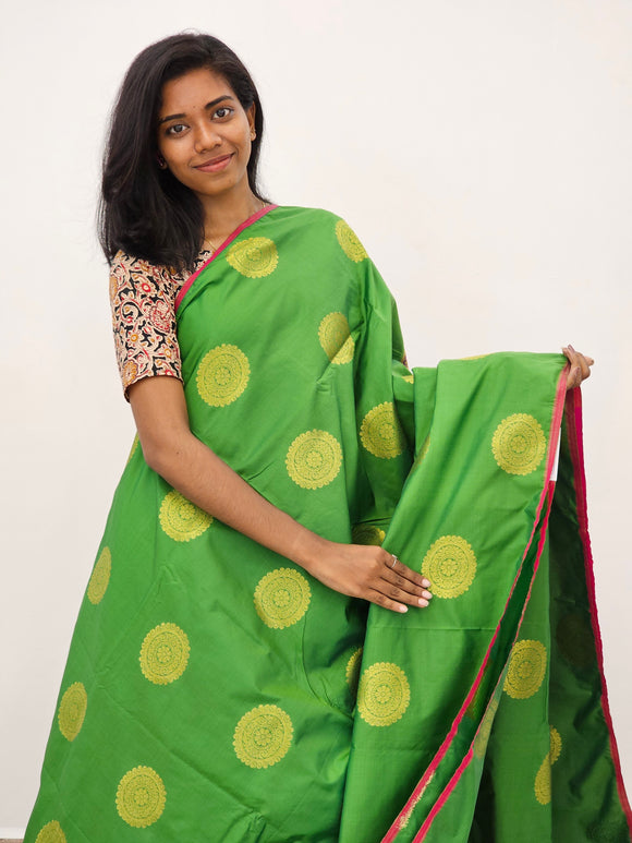 Kanchipuram Blended Fancy Silk Sarees 036