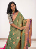 Kanchipuram Blended  Fancy Bridal Silk  Sarees 112