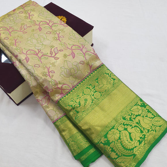 Kanchipuram Pure Tissue Silk Saree 098