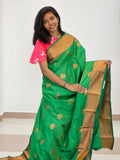 Kanchipuram Blended  Fancy Bridal Silk  Sarees 166