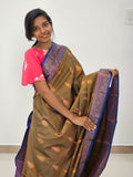 Kanchipuram Blended  Fancy Bridal Silk  Sarees 221