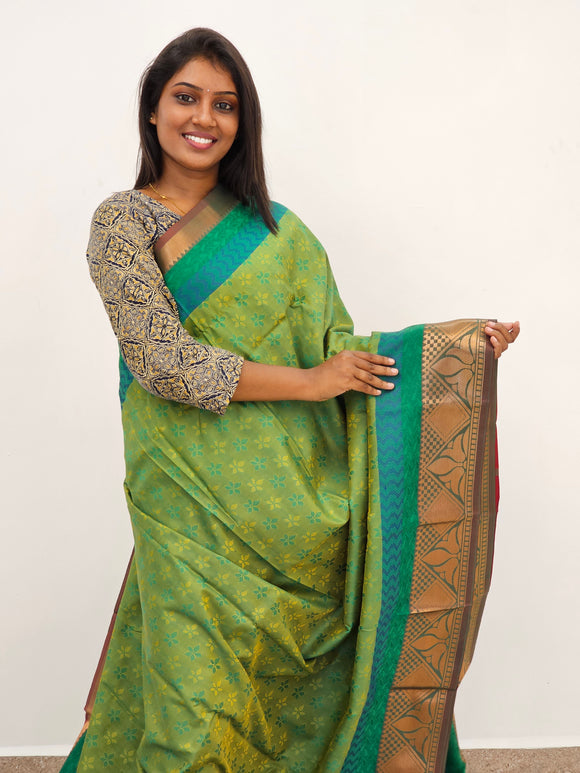 Kanchipuram Blended Gifted Silk Sarees 089