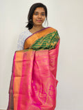 Kanchipuram Blended Mini Bridal silk Saree 002