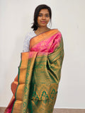 Kanchipuram Blended Mini Bridal silk Saree 005