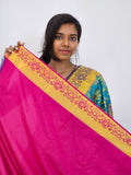 Kanchipuram Blended Mini Bridal silk Saree 013