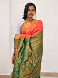 Kanchipuram Blended Mini Bridal silk Saree 014