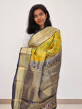 Kanchipuram Blended Mini Bridal silk Saree 025