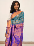 Kanchipuram Blended Mini Bridal silk Saree 027