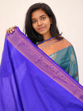 Kanchipuram Blended Mini Bridal silk Saree 027