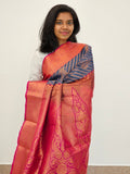 Kanchipuram Blended Mini Bridal silk Saree 033