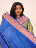 Kanchipuram Blended Mini Bridal silk Saree 037