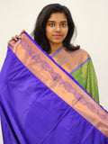 Kanchipuram Blended Mini Bridal silk Saree 058