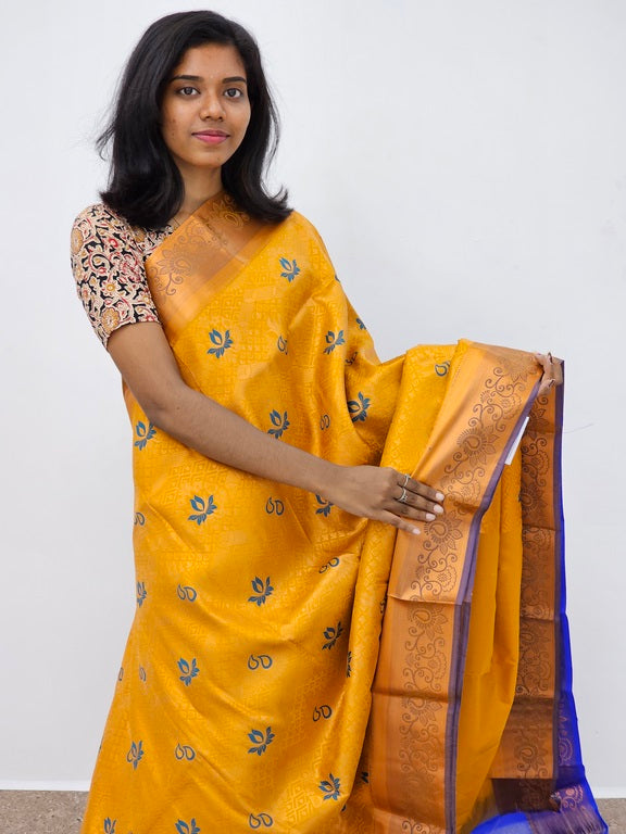 Kanchipuram Blended Mini Bridal silk Saree 059